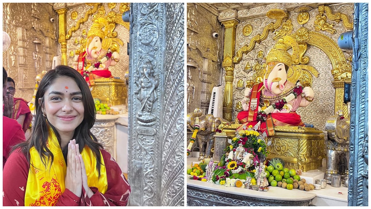 पुणे के प्रसिद्ध दगडूशेठ गणपति मंदिर पहुंचीं मृणाल ठाकुर, जानिए इसकी विशेषताएं