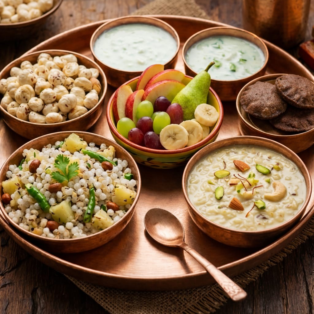 Navratri vrat diet balanced nutritious fasting food