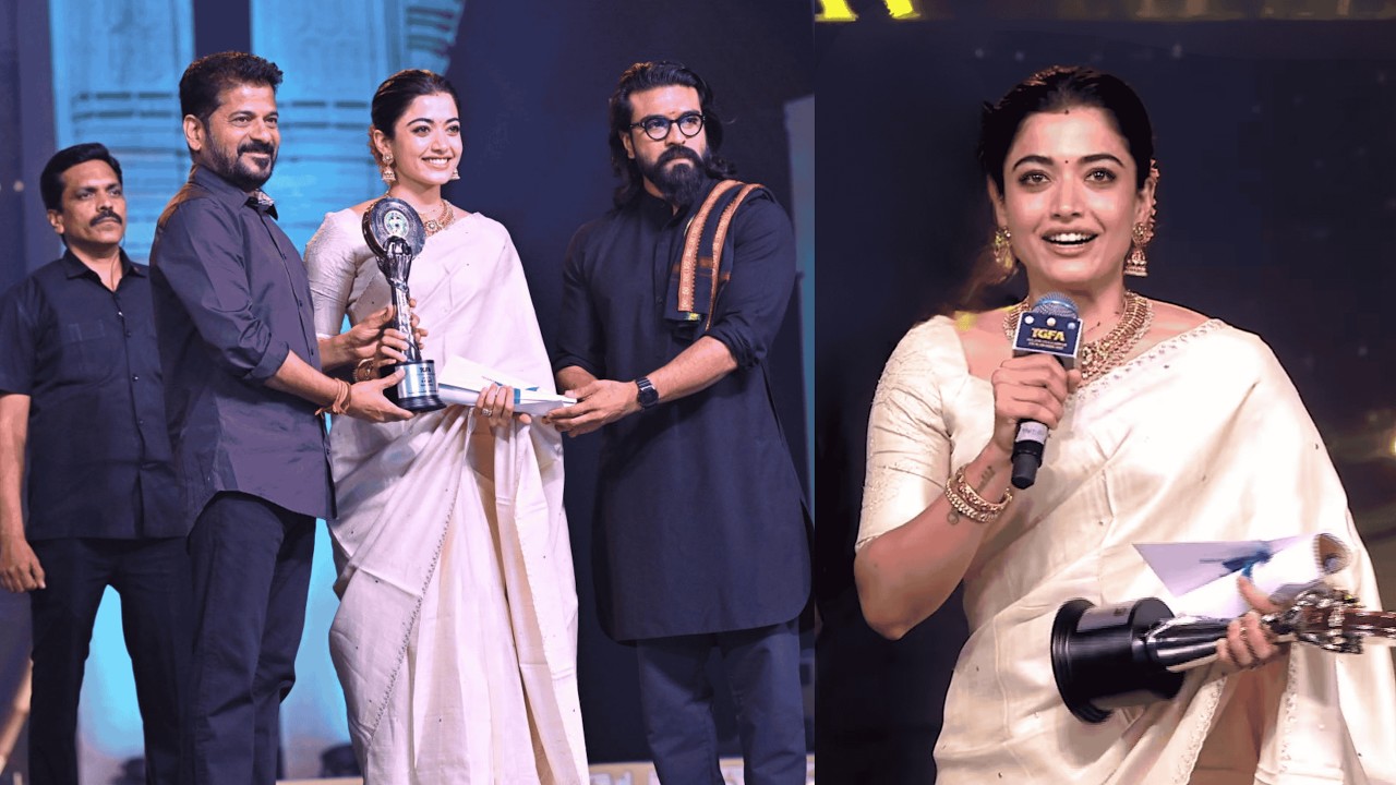 Rashmika Mandanna को तेलंगाना गद्दर फिल्म अवॉर्ड्स में राज्य सम्मान, मंच पर हुईं भावुक