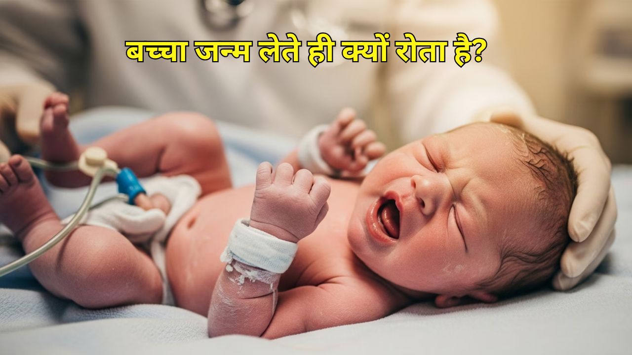 बच्चा जन्म लेते ही रोता क्यों है, हंसता क्यों नहीं? जानिए वैज्ञानिक कारण