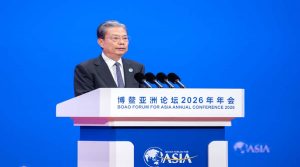 Zhao Leji ने 2026 बोआओ एशिया मंच के वार्षिक सम्मेलन के पूर्णाधिवेशन में मुख्य भाषण दिया