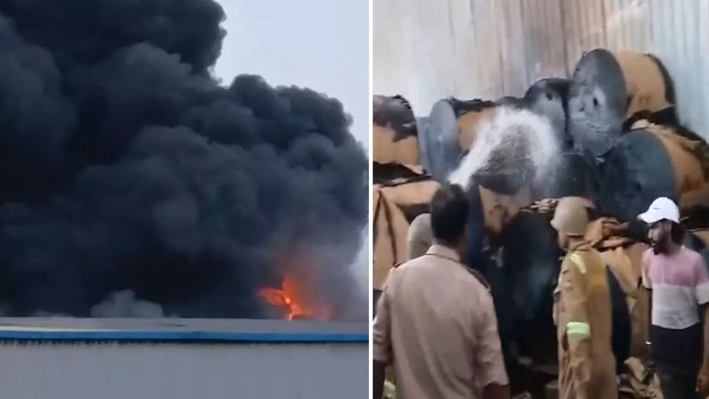 cooler factory fire