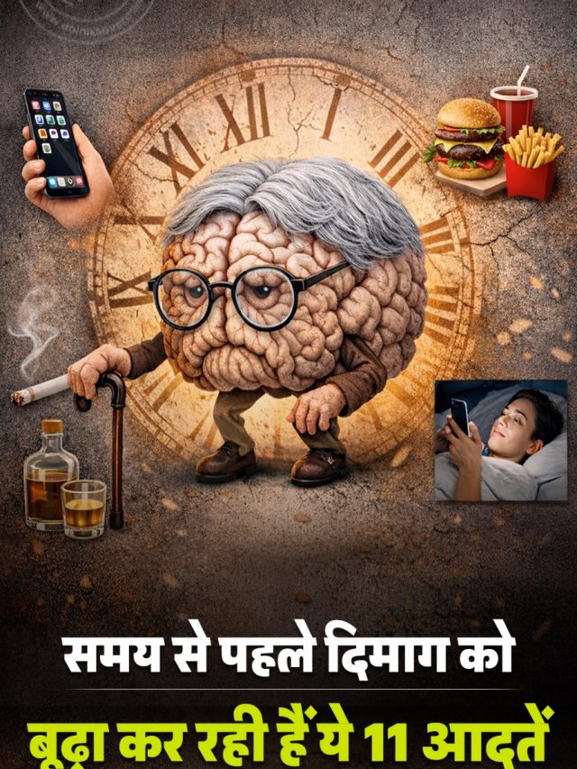 समय से पहले दिमाग को बूढ़ा कर रही हैं ये 11 आदतें
