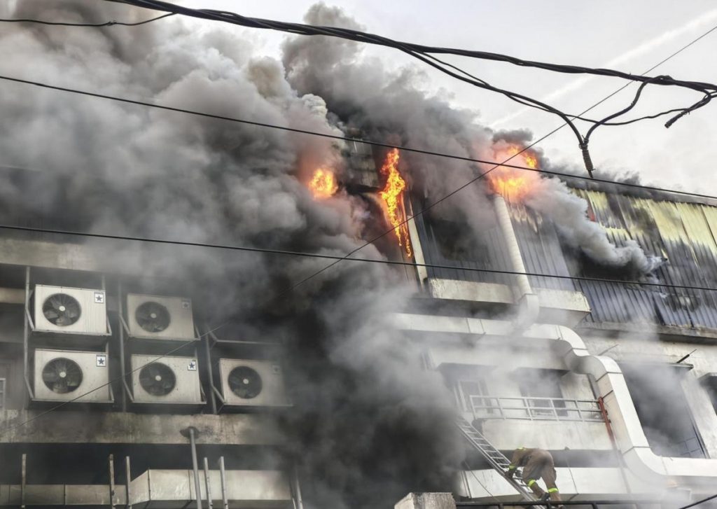 electricity meter manufacturing factory fire