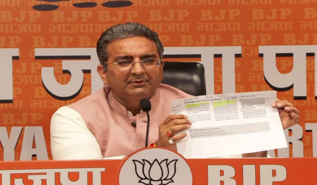BJP attacks Rahul Gandhi over USCIRF report