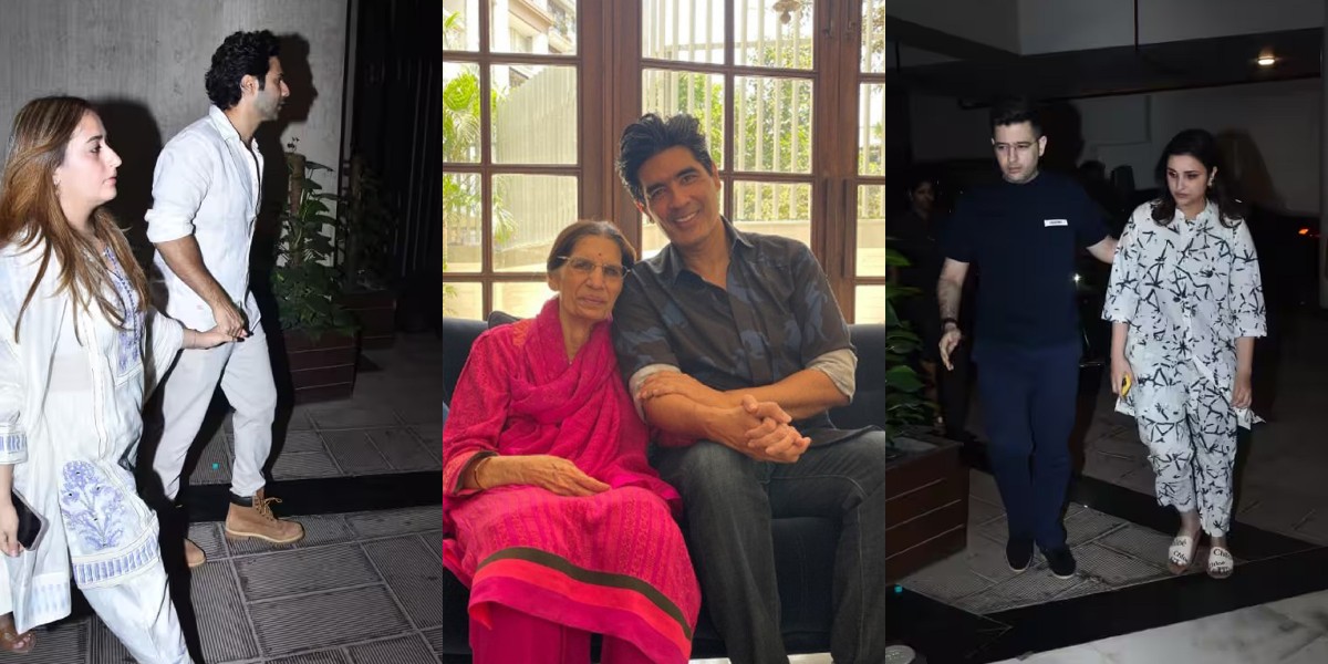 मनीष मल्होत्रा के सिर से उठा मां का साया, मशहूर डिजाइनर से दुख बांटने पहुंचे कई बॉलीवुड सितारे