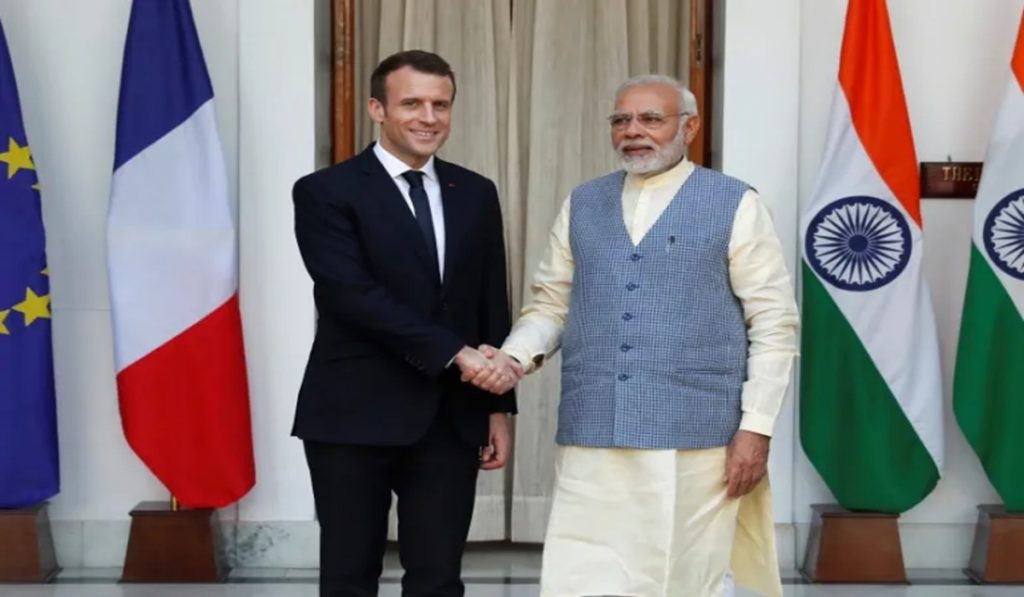 PM Modi's conversation with Emmanuel Macron