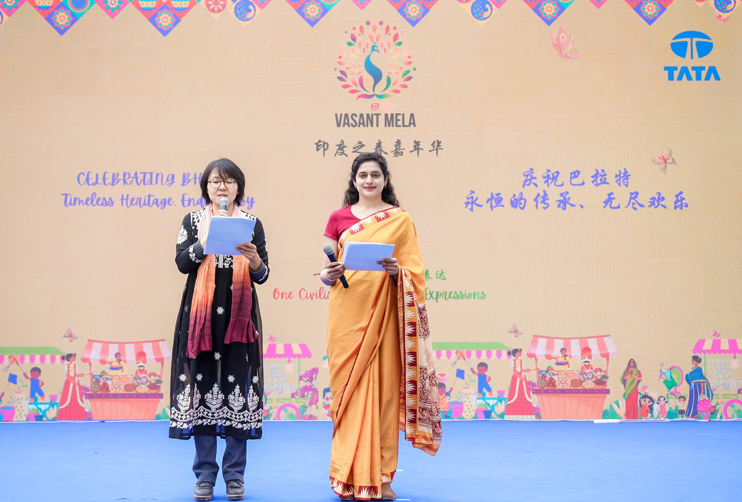 पेइचिंग में भारतीय दूतावास का भव्य वसंत मेला, संस्कृति और मित्रता का जीवंत उत्सव