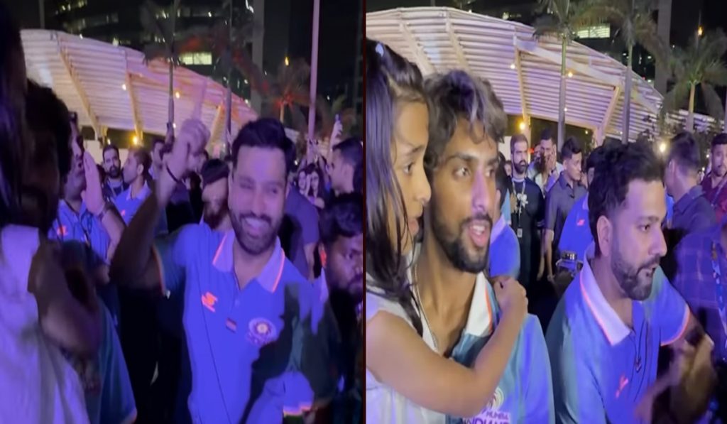 Rohit Sharma dance video