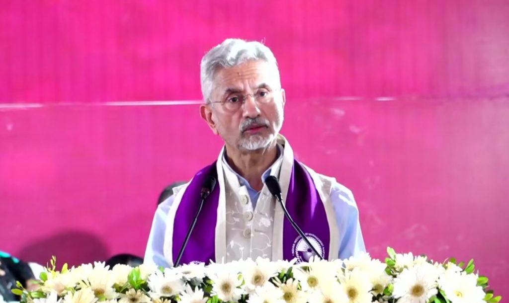 S Jaishankar India global challenges strong position foreign policy statement