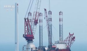 चीन में छीयुआन अपतटीय पवन ऊर्जा परियोजना में प्रगति