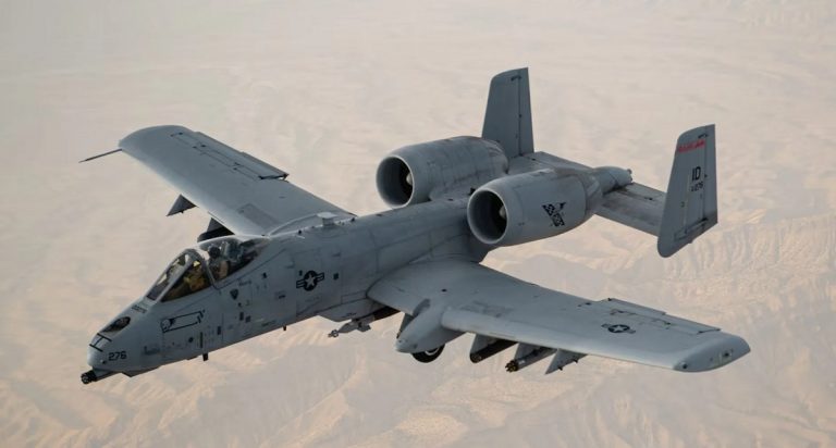 A-10 fighter jet