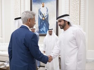 विदेश मंत्री जयशंकर ने UAE के राष्ट्रपति के साथ की मुलाकात, भारत-UAE के मज़बूत संबंधों पर दिया ज़ोर