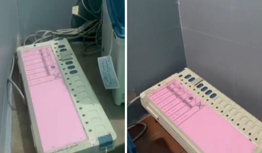 EVMs tampered with during voting in Falta