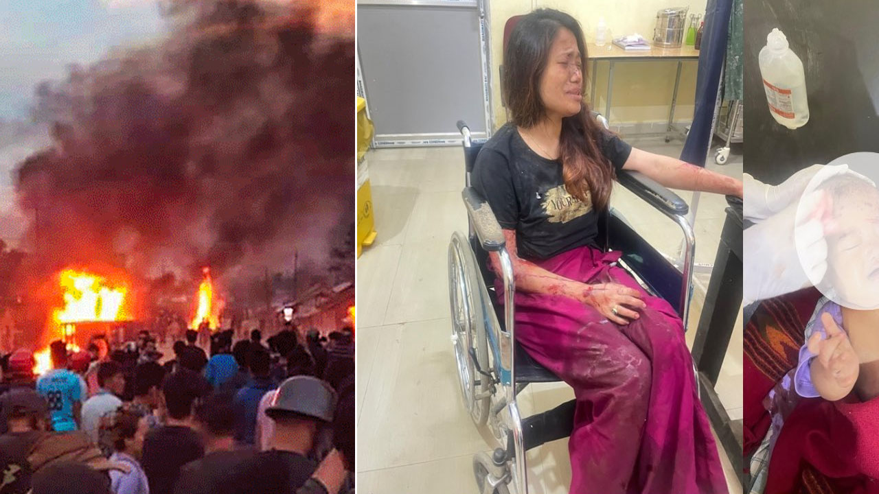 मणिपुर: कुकी उग्रवादियों ने घर पर फेंके बम, दो बच्चों की मौत, गुस्साए लोगों ने तेल के 3 टैंकर में लगाई आग