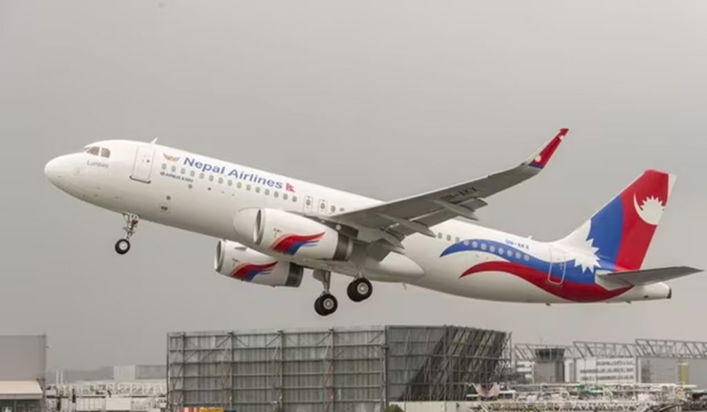 Nepal Airlines map shows Jammu and Kashmir as part of Pakistan