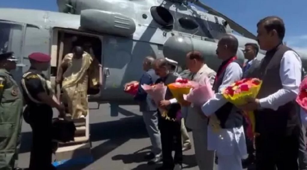 President Draupadi Murmu arrive shimla