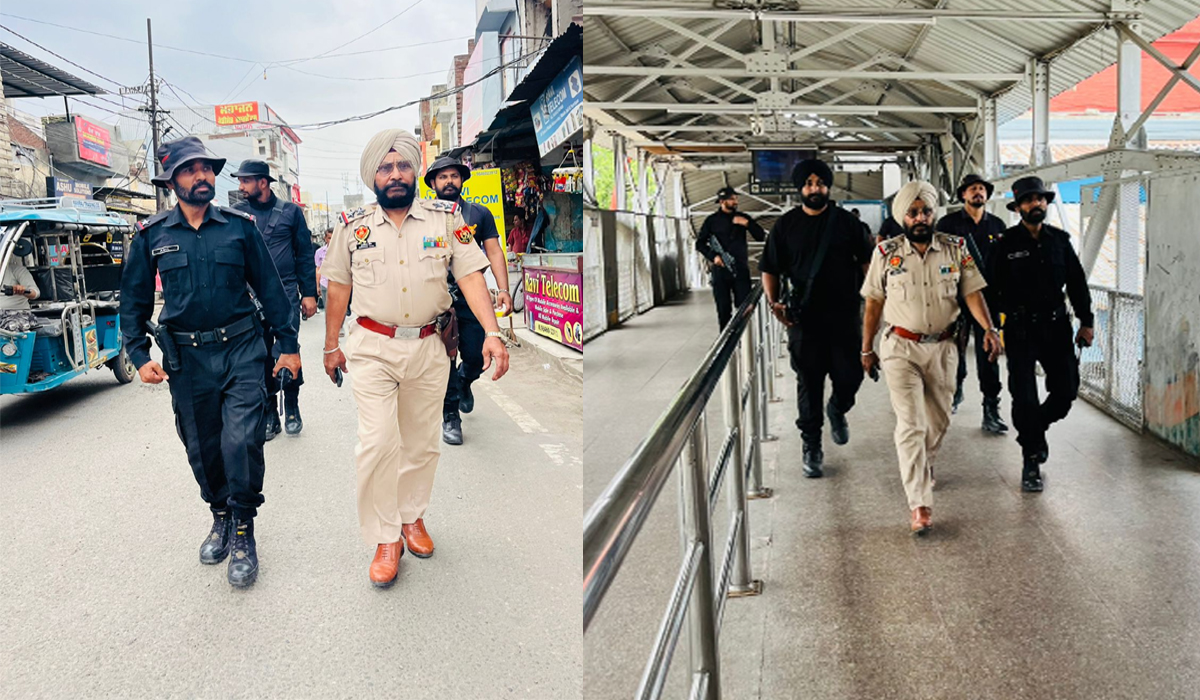 अमृतसर कमिश्नरेट पुलिस और SPG का बड़ा सर्च ऑपरेशन: बस स्टैंड और कई इलाकों में की जांच
