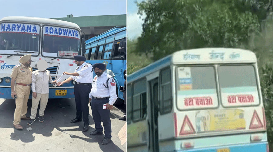 लुधियाना में रॉन्ग साइड बस ड्राइविंग का वीडियो वायरल, ट्रैफिक पुलिस ने तुरंत की कार्रवाई