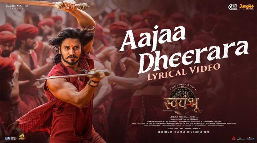 Nikhil Siddhartha का दिखा जबरदस्त योद्धा अवतार, ‘स्वयंभू’ का वॉर सॉन्ग ‘आजा धीरारा’ हुआ रिलीज़