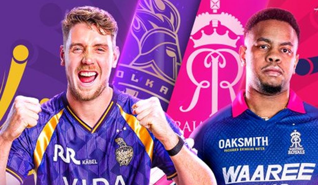RR vs KKR