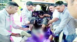 देर रात सीआईए व बदमाश के बीच मुठभेड, आरोपी के पैर में गोली लगी