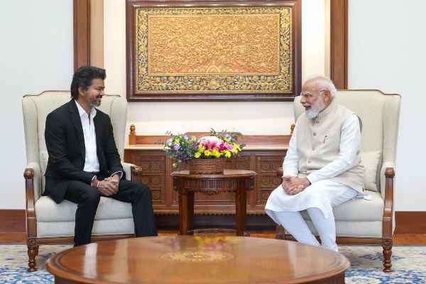पीएम मोदी से मिले तमिलनाडु के सीएम विजय, 2014 में कोयंबटूर में हुई थी मुलाकात