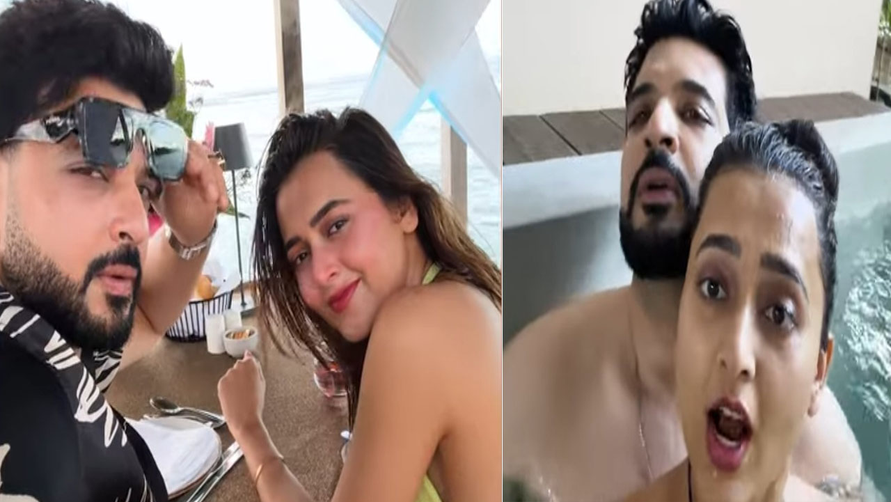 Boyfriend संग तेजस्वी प्रकाश ने Swimming Pool में बनाया रोमांटिक वीडियो, वायरल होने पर भड़के यूजर्स