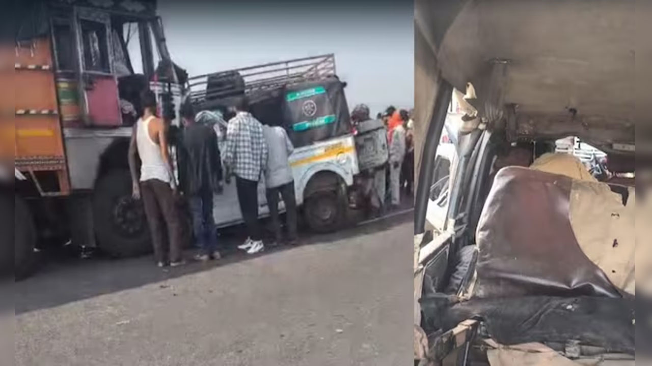 उत्तर प्रदेश में बड़ा हादसाः हाईवे पर ट्रक और मैजिक की जोरदार भिड़ंत, 8 लोगों की मौत, कई घायल
