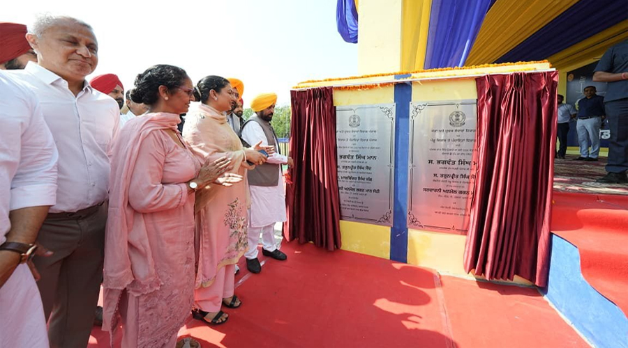 CM भगवंत मान ने 250 ग्रामीण खेल मैदानों का किया उद्घाटन, खिलाड़ियों के साथ खेली वॉलीबॉल