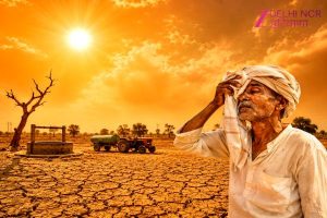 Western dry winds increased the heat