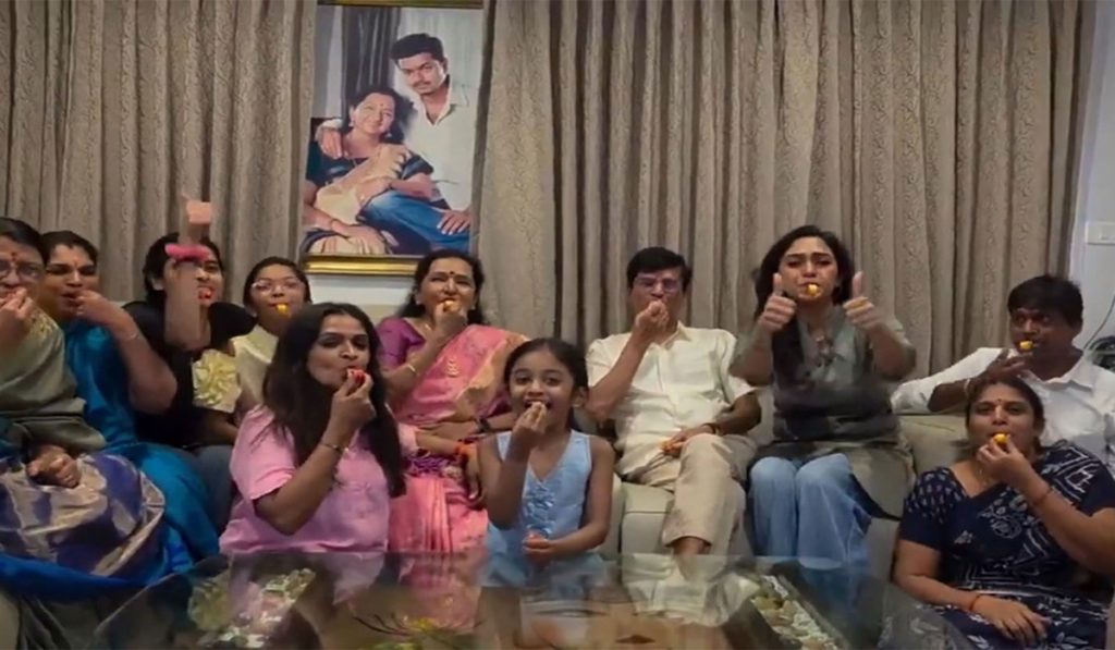 Celebrations erupt at Vijay's home after his Tamil Nadu victory