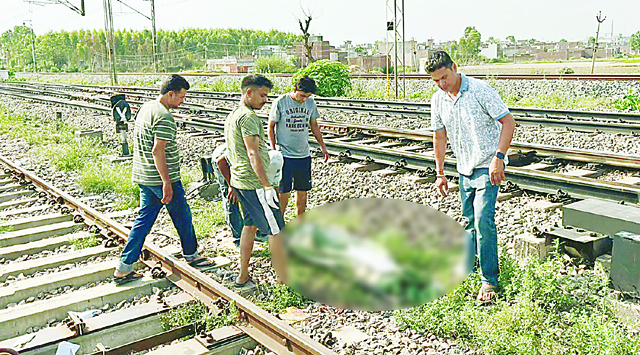 रात को लापता हुआ सेवानिवृत कर्मी का रेलवे ट्रैक पर मिला शव
