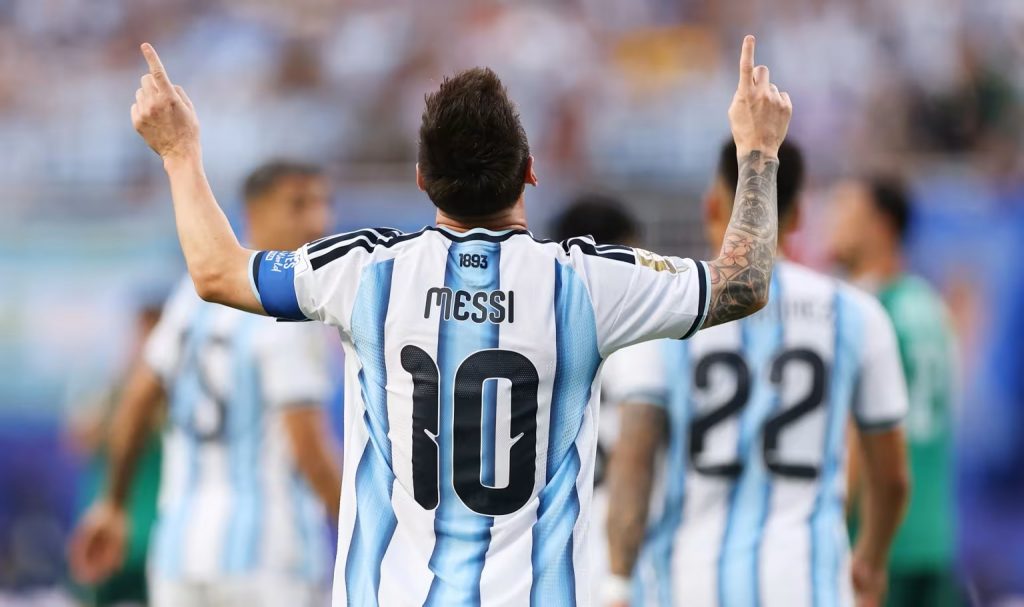 Lionel Messi Argentina vs Austria