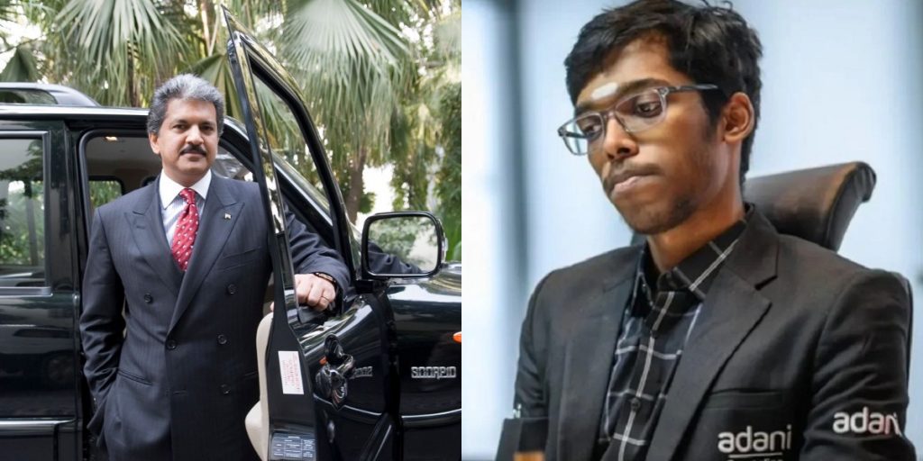Anand Mahindra congratulates R. Praggnanandhaa