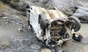 चंबा में दर्दनाक हादसा, खाई में गिरी कार, चार लोगों की मौके पर मौत