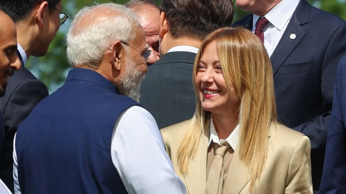 G-7 समिट में फिर मिले PM मोदी और मेलोनी, इटली की प्रधानमंत्री बोलीं- हम इंस्टाग्राम पर सबसे चर्चित कपल