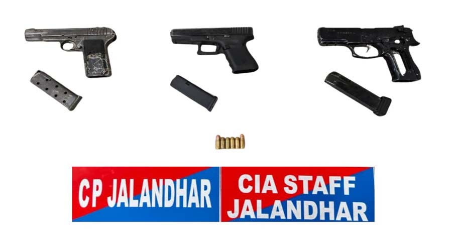 जालंधर पुलिस की बड़ी कार्रवाई: जबरन वसूली और फायरिंग गैंग के 4 सदस्य किए गिरफ्तार