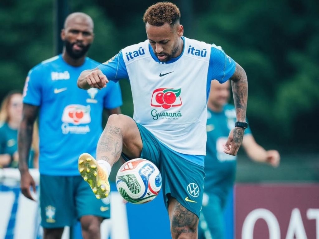 Neymar Brazil World Cup Training
