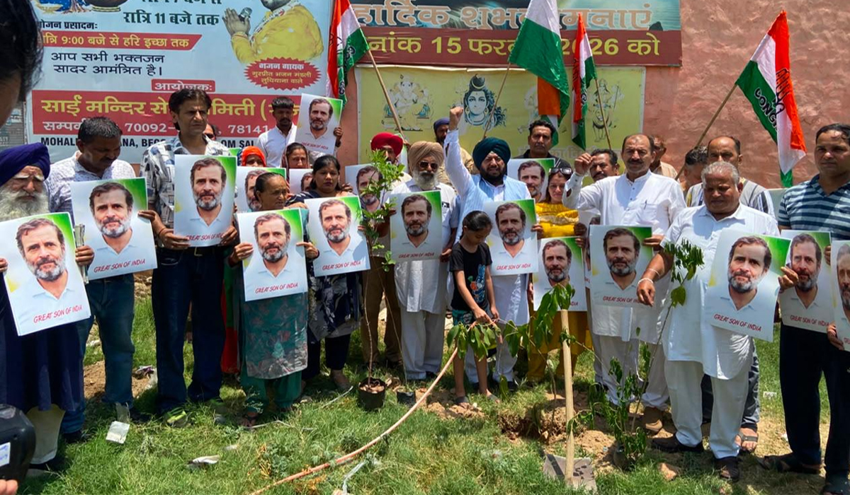 राहुल गांधी की ‘वृक्ष बचाओ’ मुहिम की लुधियाना में हुई शुरुआत, पर्यावरण संरक्षण पर कांग्रेस नेताओं ने दिया संदेश