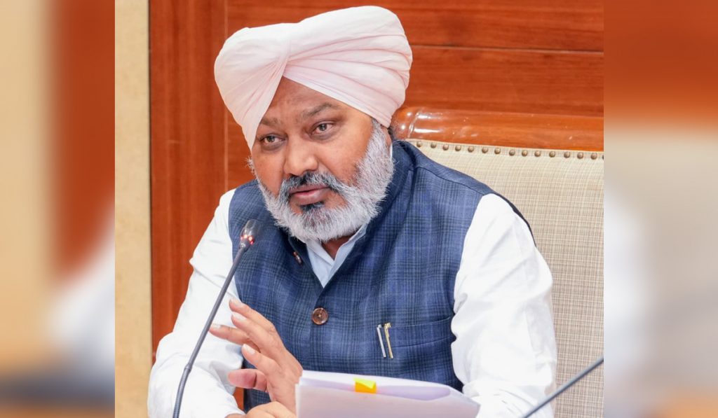 Finance Minister Harpal Singh Cheema