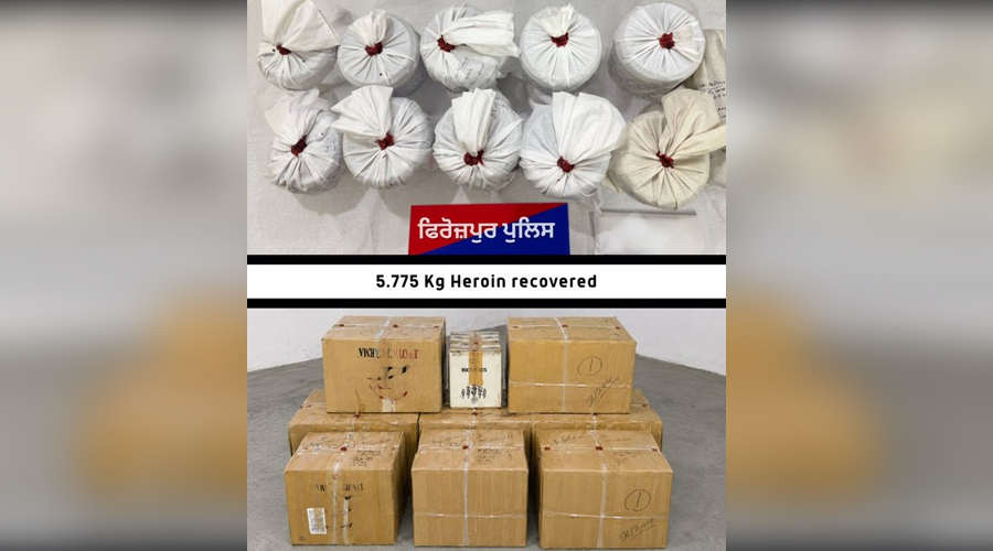 फिरोजपुर पुलिस की बड़ी कार्रवाई: भारी मात्रा में हेरोइन और प्रतिबंधित दवाओं सहित 3 आरोपी गिरफ्तार