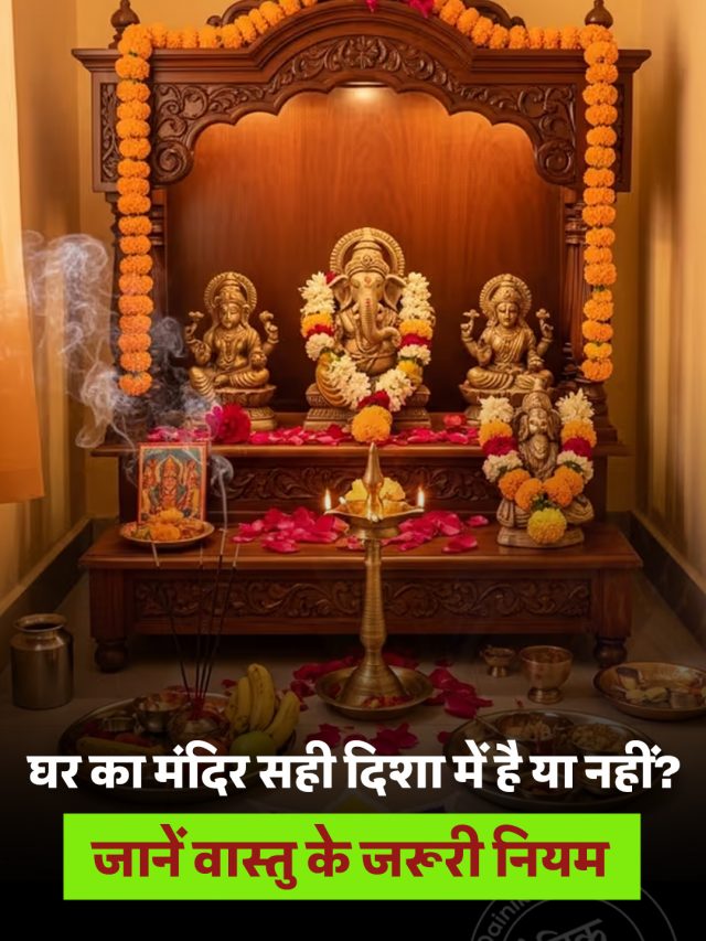 घर का मंदिर सही दिशा में है या नहीं? जानें वास्तु के जरूरी नियम