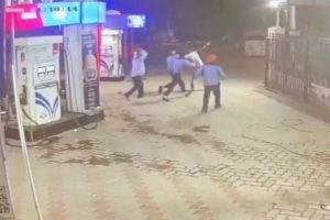 karnal-petrol-pump-violent-dispute-two-employees-injured