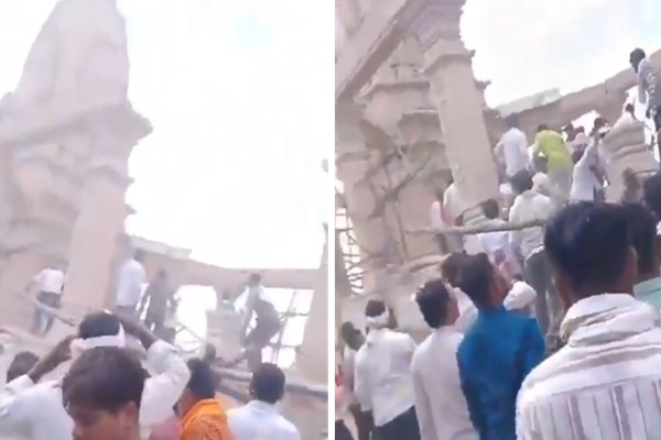 Maharashtra: यशवाड़ी मारुति मंदिर का मंडप गिरा, 5 श्रद्धालुओं की मौत; 40 लोगों के दबे होने की आशंका
