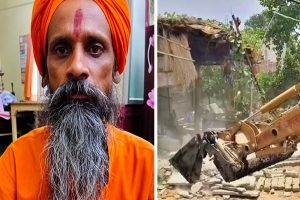 राम मंदिर बनवा रहे साधु की हत्या, मुख्य आरोपी समेत तीन गिरफ्तार; अवैध निर्माण पर चला बुलडोजर