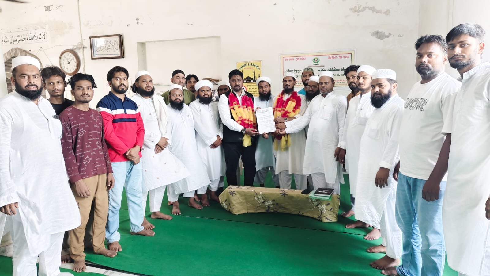 मौलाना हुसैन अहमद बने मुस्लिम संगठन पंजाब के जिला मोगा के प्रधान