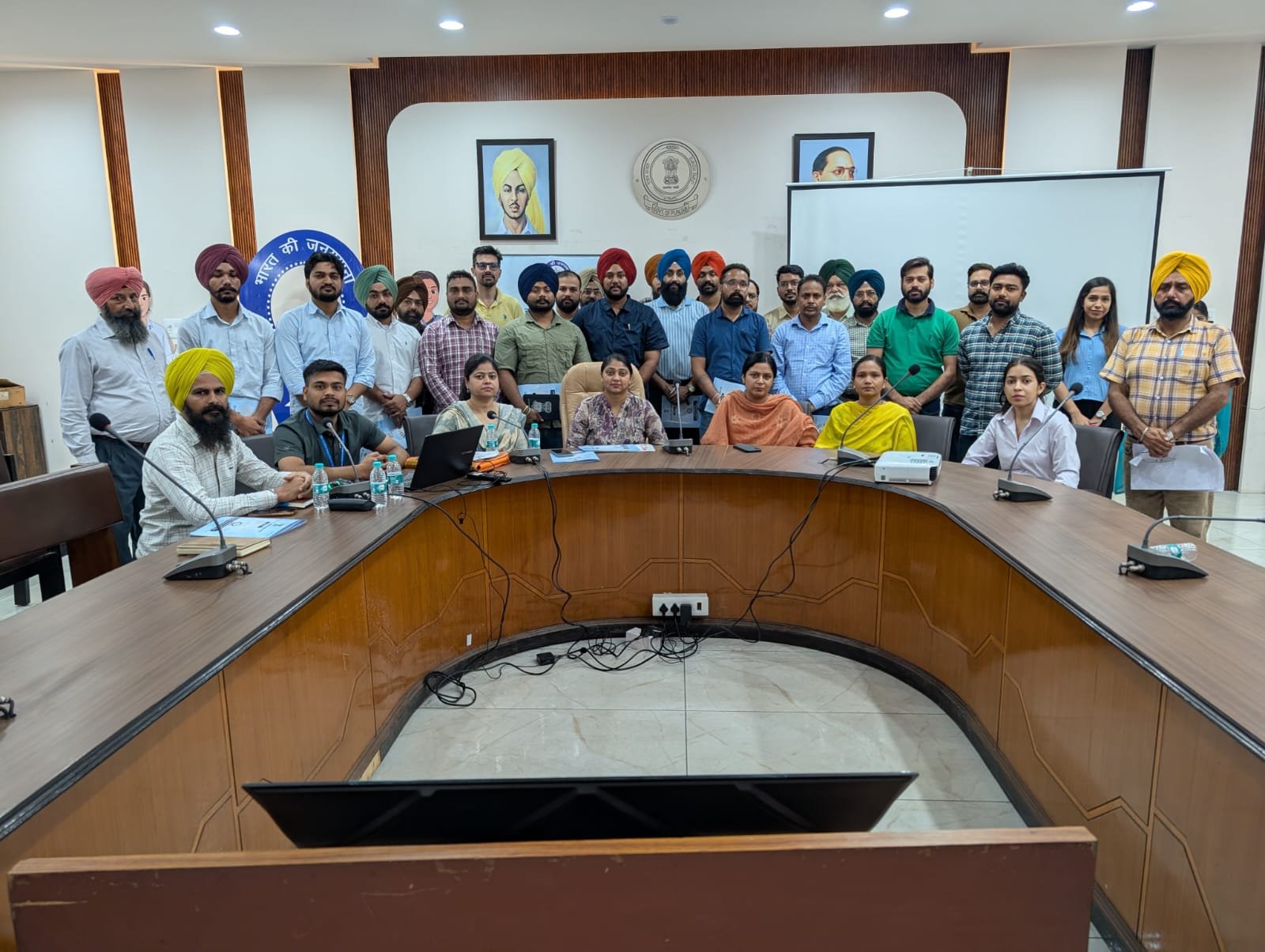 लुधियाना की सात तहसीलों के फील्ड अधिकारियों ने डीसीएचबी-2027 प्रशिक्षण में लिया भाग