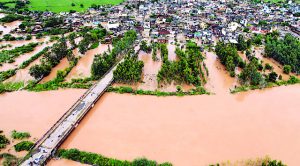 शाहाबाद में मारकंडा नदी का कहर शुरू; 14,294 क्यूसिक पानी से चार गांव जलमग्न