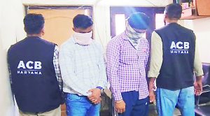 State Vigilance & ACB ने 45 हजार रुपए की रिश्वत लेते सिंचाई विभाग के जेई व बेलदार को किया गिरफ़्तार